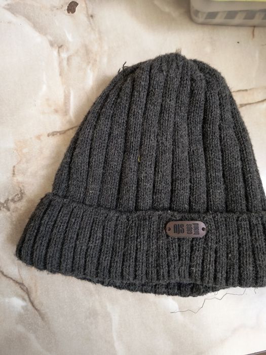 Gruba męska czapka na polarze