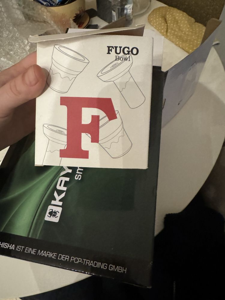 Fajka wodna  Shisha (Kaya Blue)+ Cybuch gliniany Fugo Bowl MOON