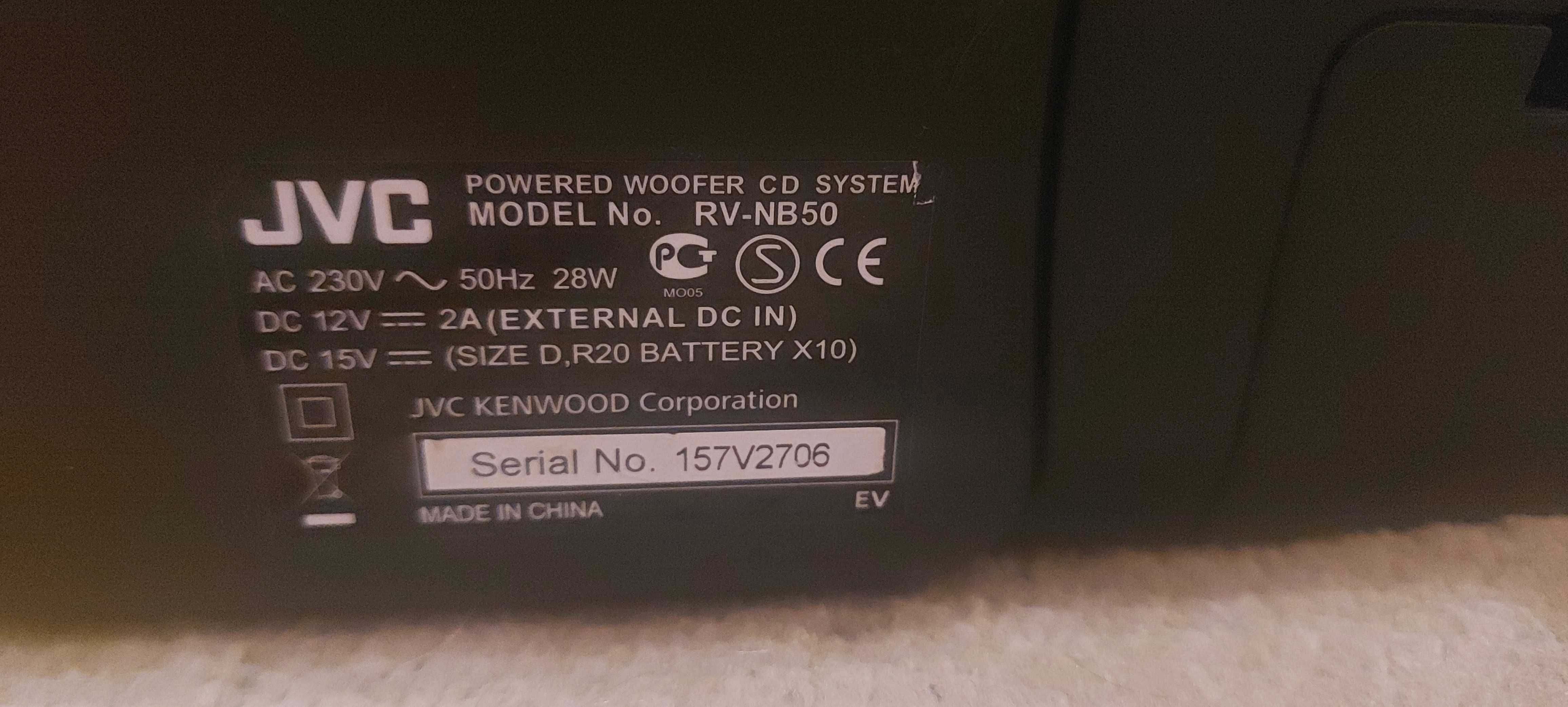 Продам портативну аудіосистему JVC RV-NB50, відому як "Kaboom!".