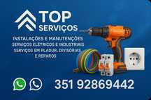 Instalações Elétricas e manutenção, residencial e comercial.