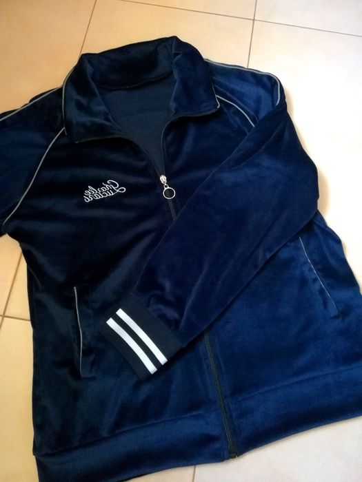 Rozpinany dres welurowy