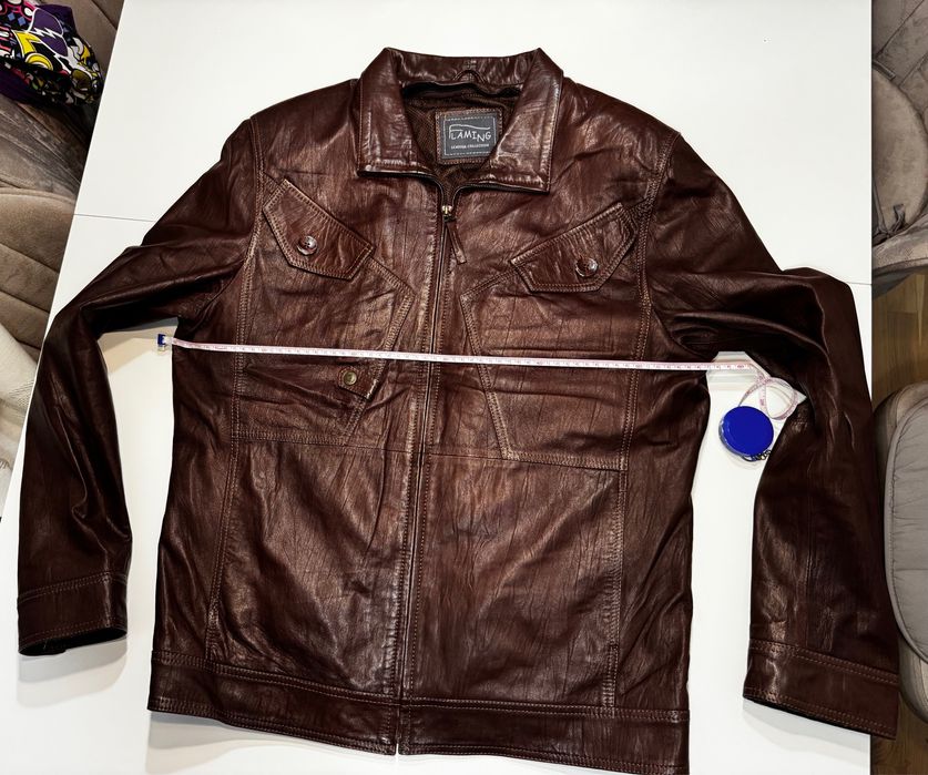 Kurtka ze skory naturalnej marki Leather Collection
