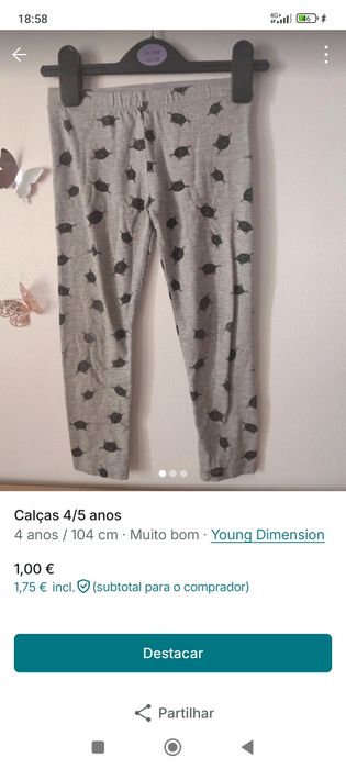 Roupa várias idades