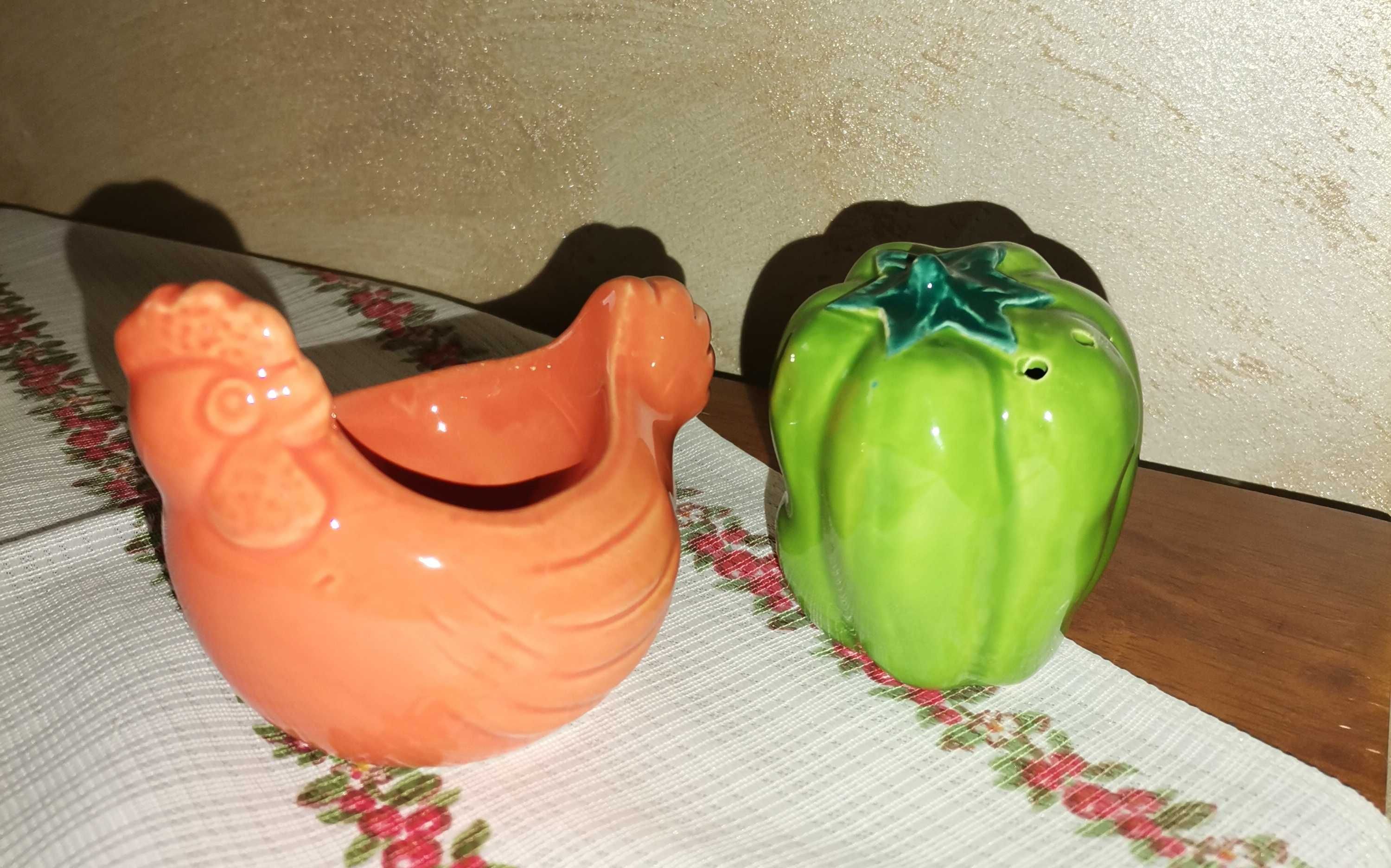 Dwie figurki ceramiczne