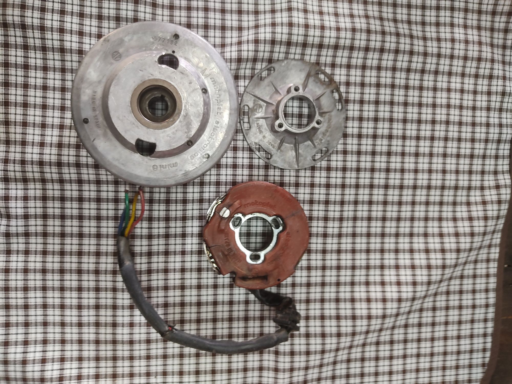 Parte elétrica motoplat 6v Sachs v5