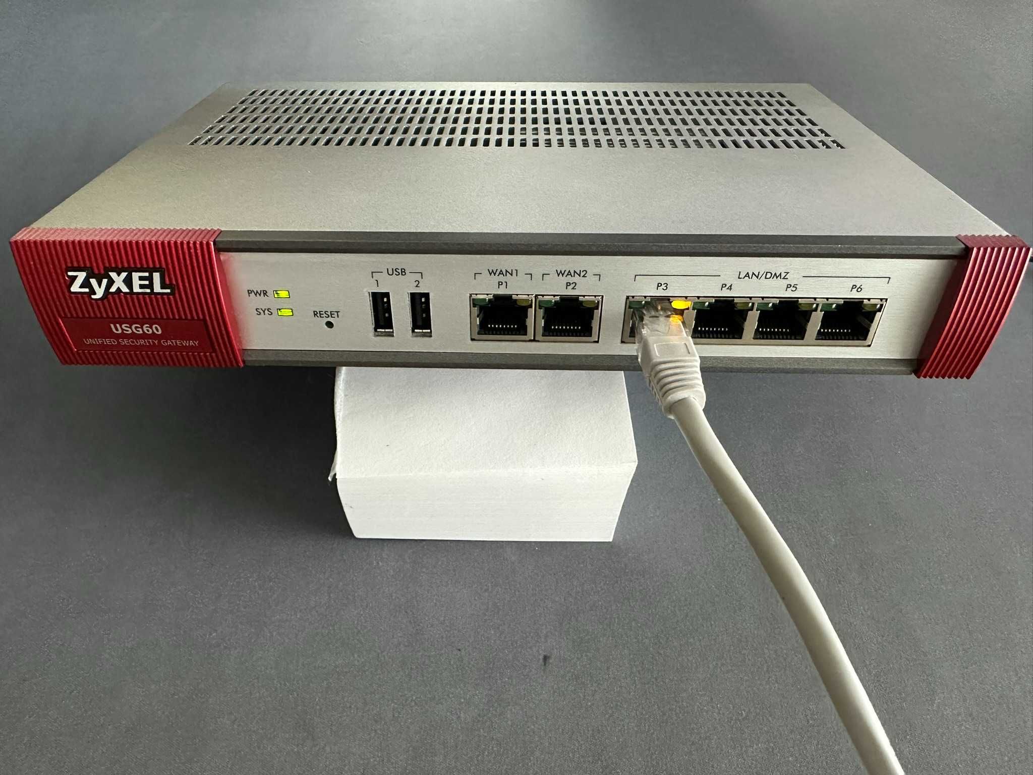 Firewall ZYXEL USG60 (4xLAN 2xWAN 2xUsb 1000Mbps)