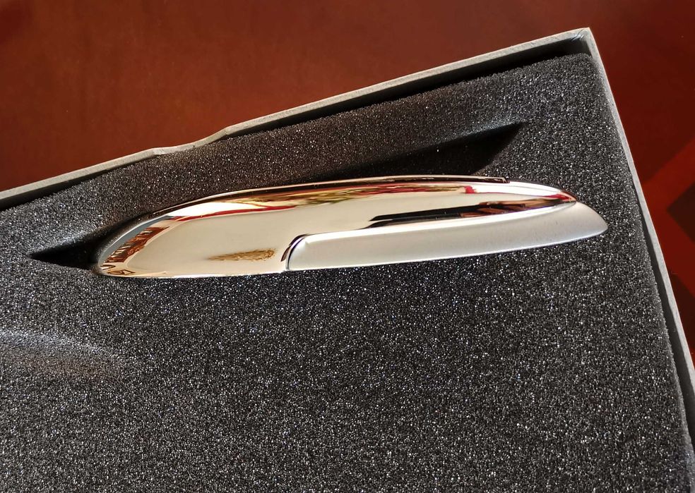 Ekskluzywny zestaw biurowy chrom