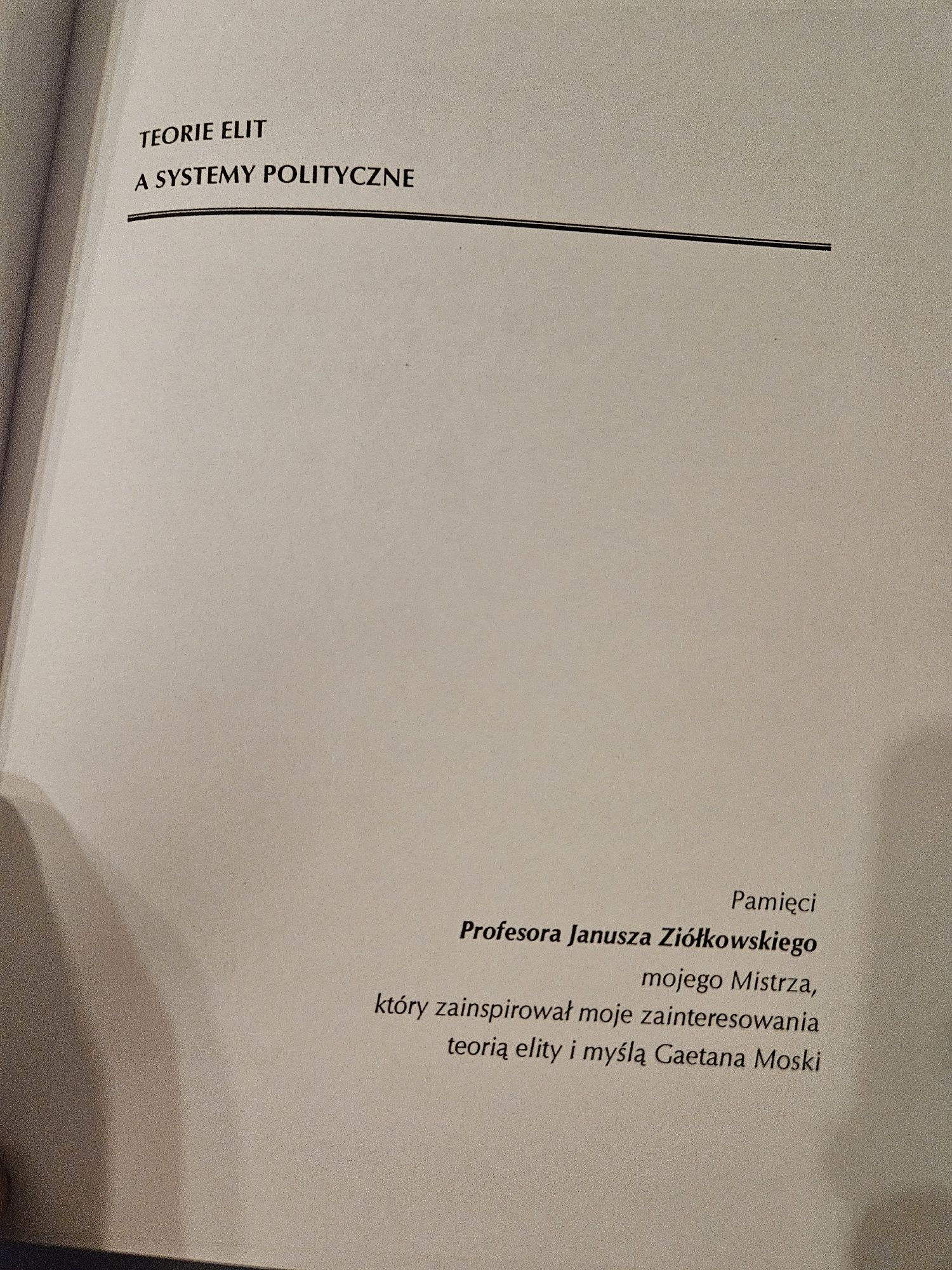 Teoria elit a systemy polityczne