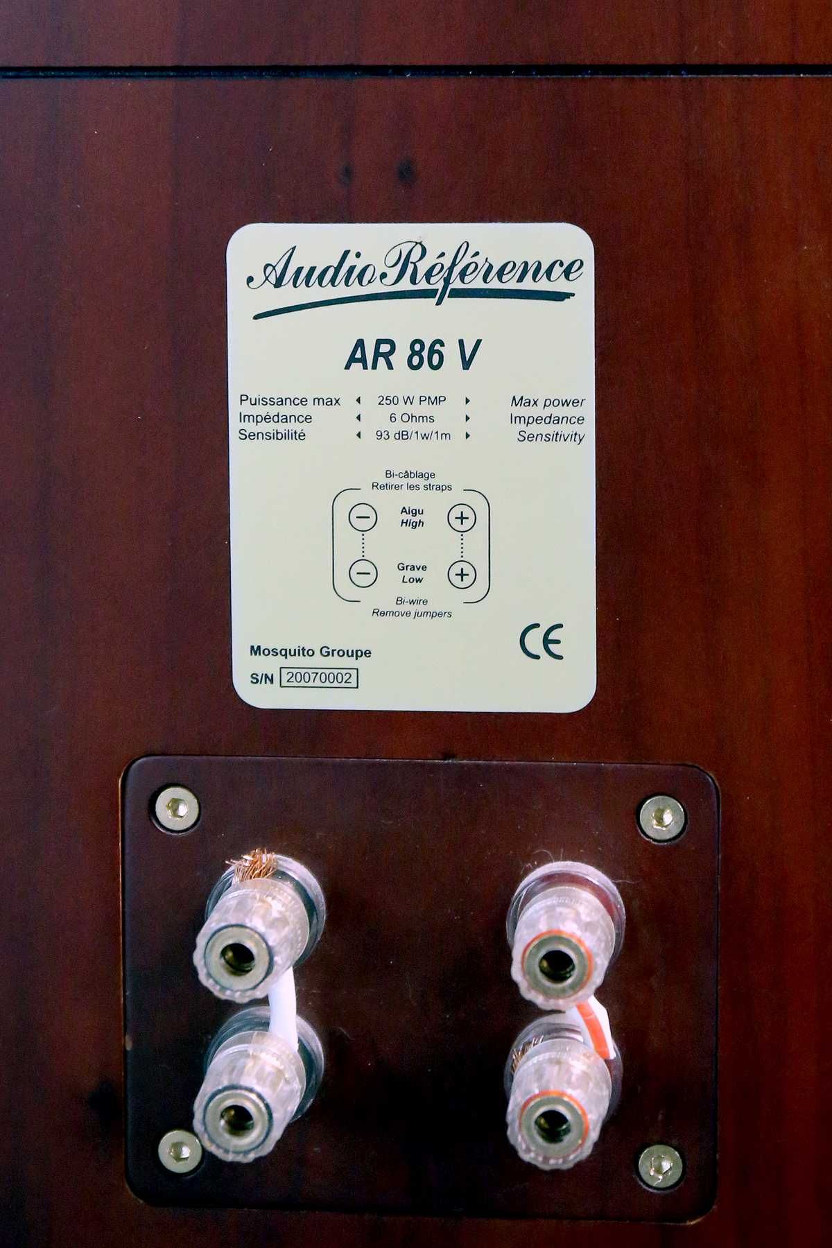 Kolumny Audio Reference AR 86V Hi Endowe francuskie kolumny