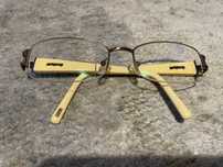 Retro lekkie oprawki damskie okulary dla babci wzór zwierzęcy