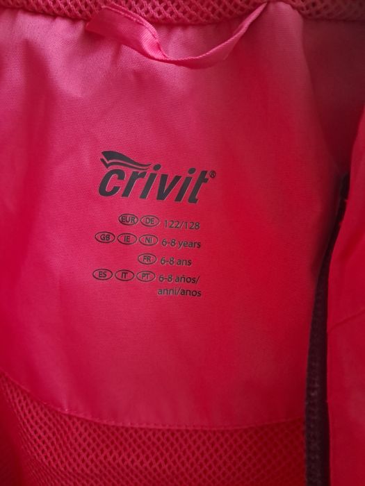 Różowa kurteczka dla dziewczynki Crivit 122/128