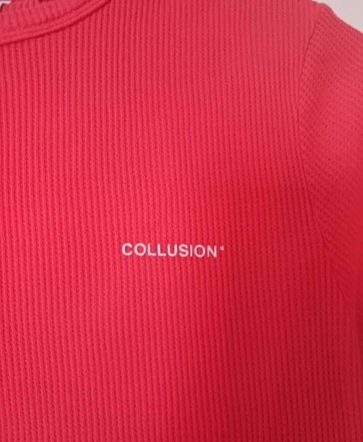 Pomarańczowa bluzka koszulka 36 S Collusion