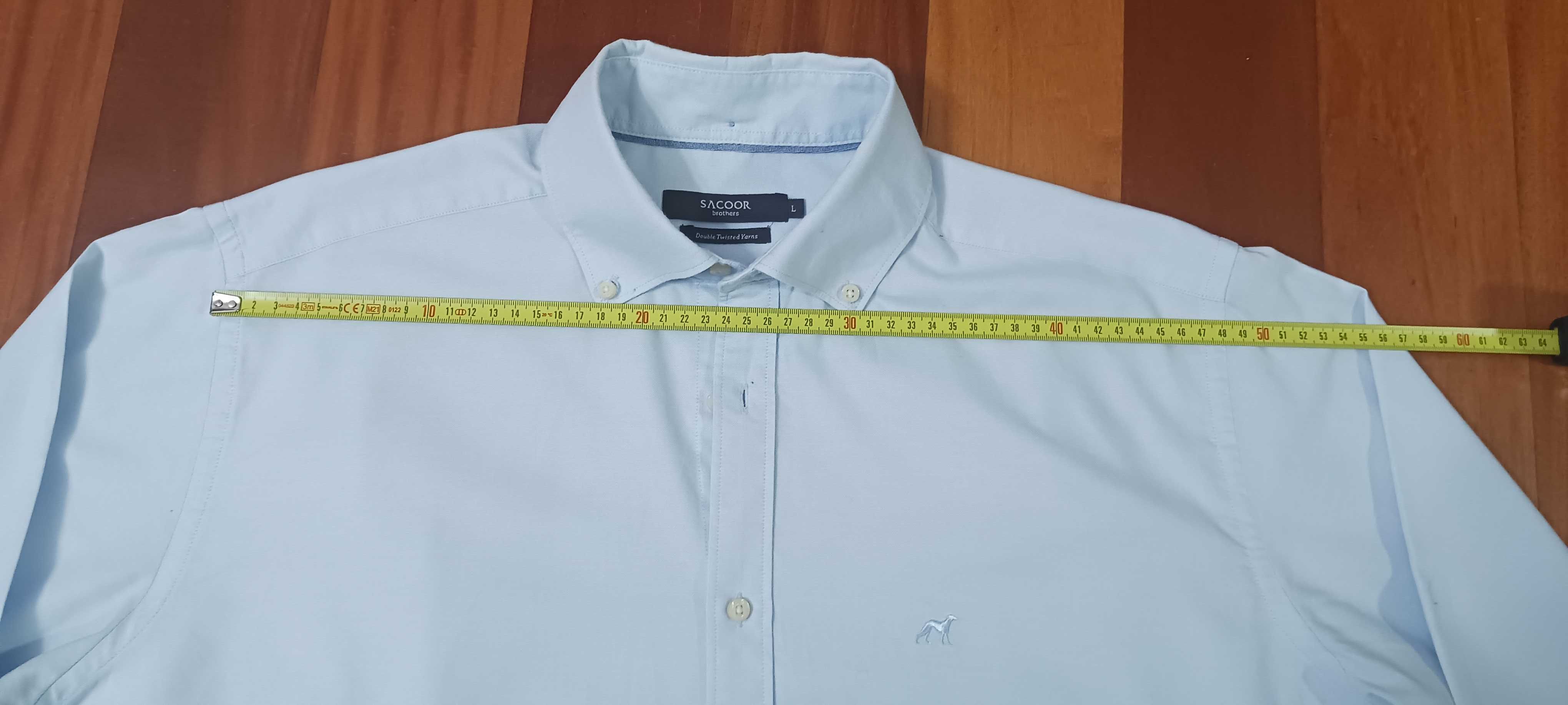 Camisa azul da Sacoor