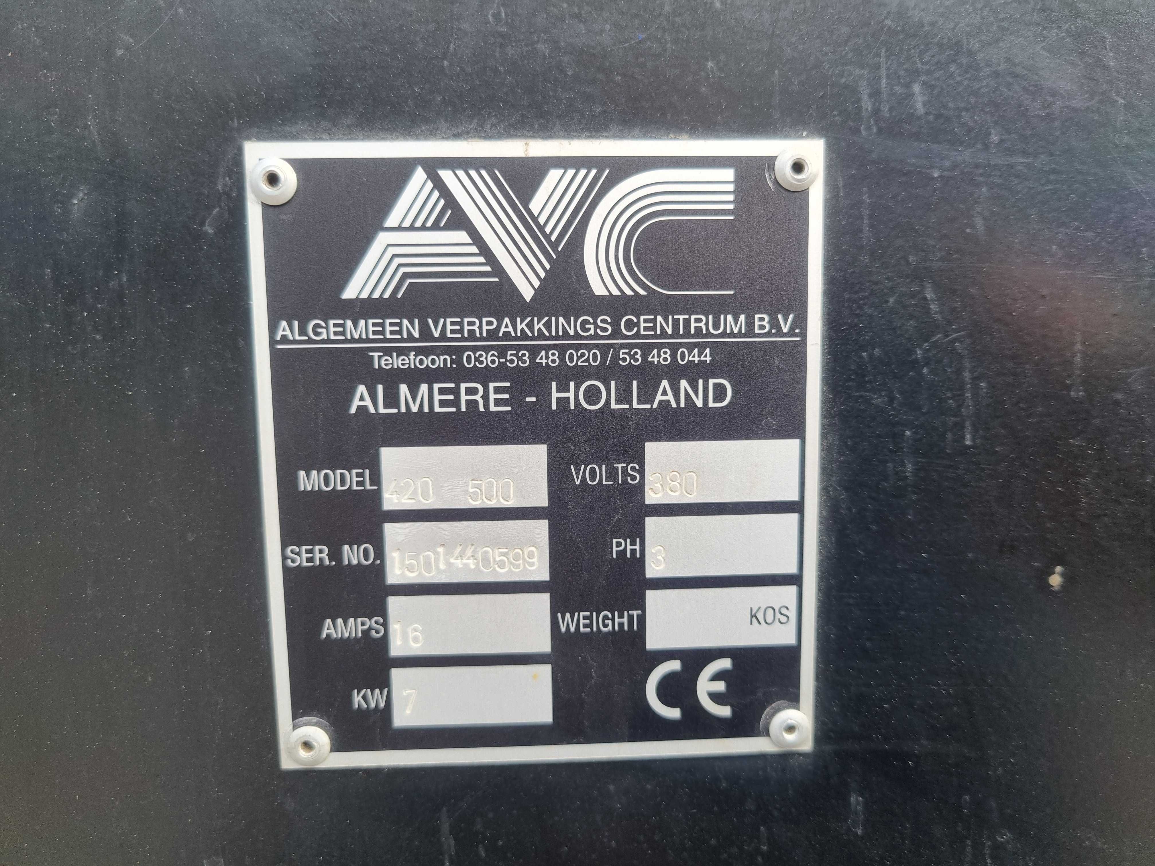 maszyna pakująca tunel obkurczający zgrzewarka AVC Combiset HS420KT500
