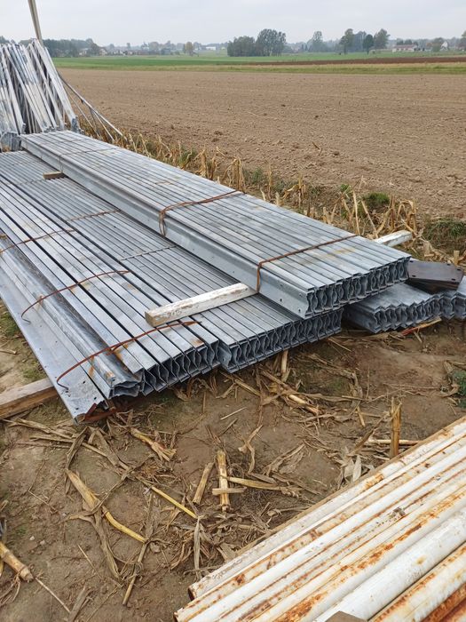 Kształtownik ocynkowany łata sigma 140x50x3mm odcinki 6.4m  hala wiata