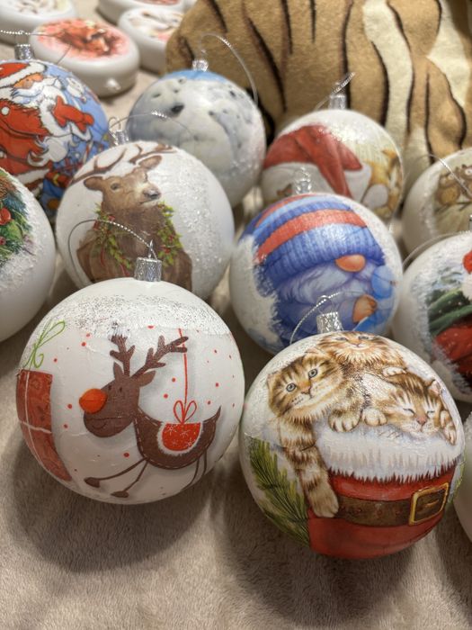 Новорічні кульки (ручна робота)