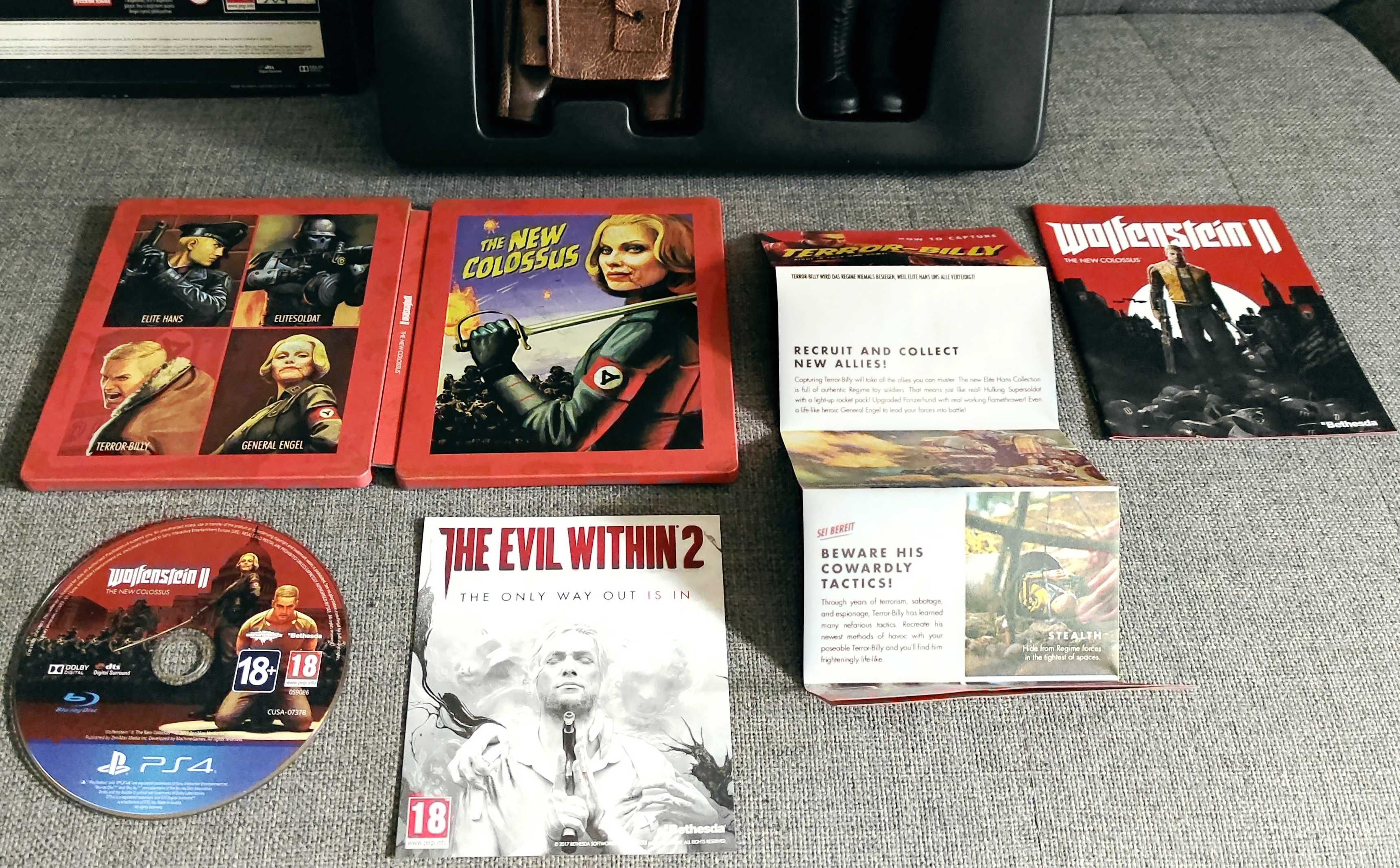 Wolfenstein 2 II: The New Colossus Edycja Kolekcjonerska PS4 Komplet