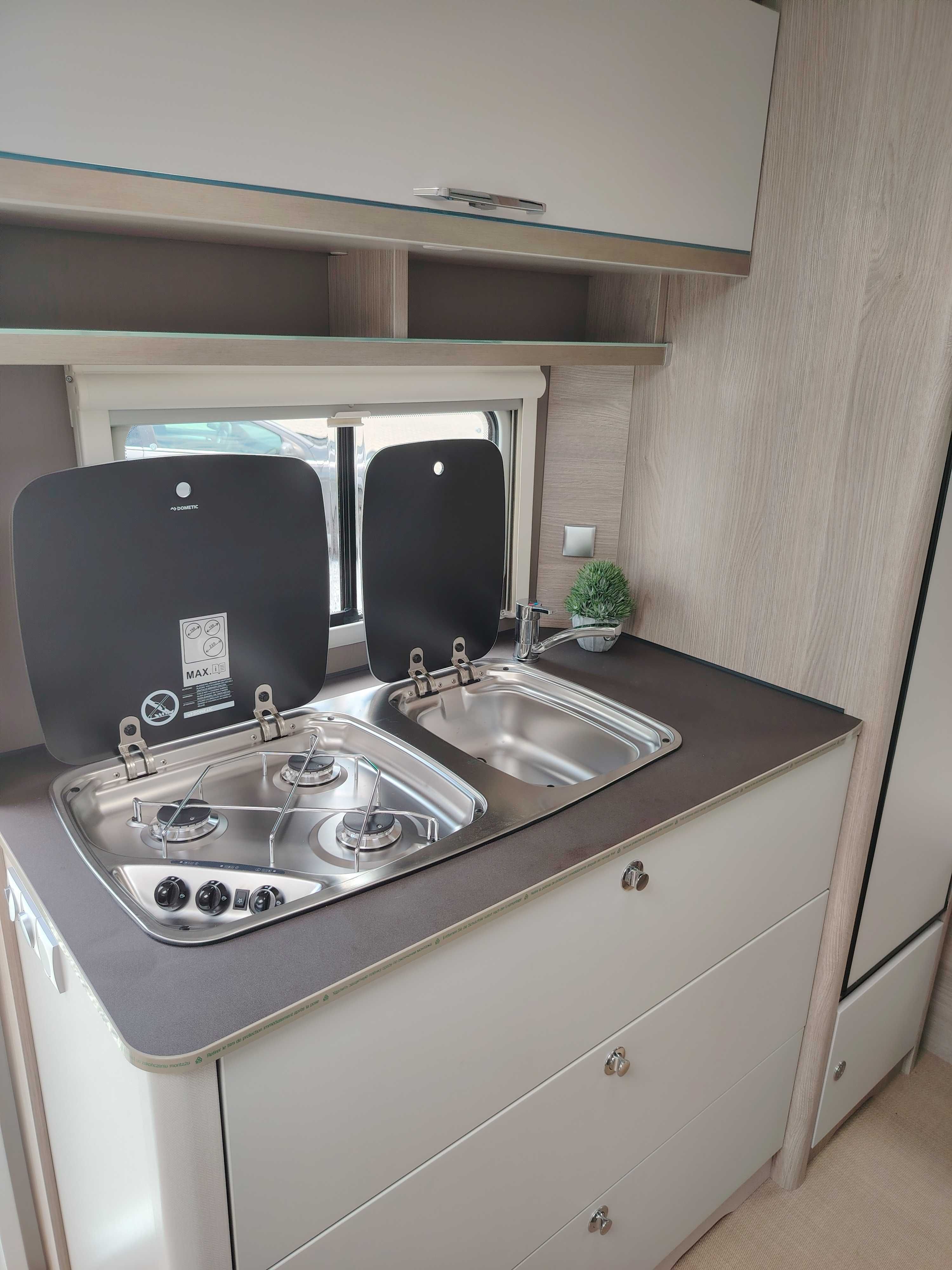 Nowa Przyczepa Kempingowa Burstner Premio 530TL XCAMP Hobby Adria
