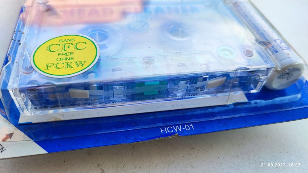 Kaseta czyszcząca magnetofonowa z płynem, NOWA TDK HCW-01 Japońska