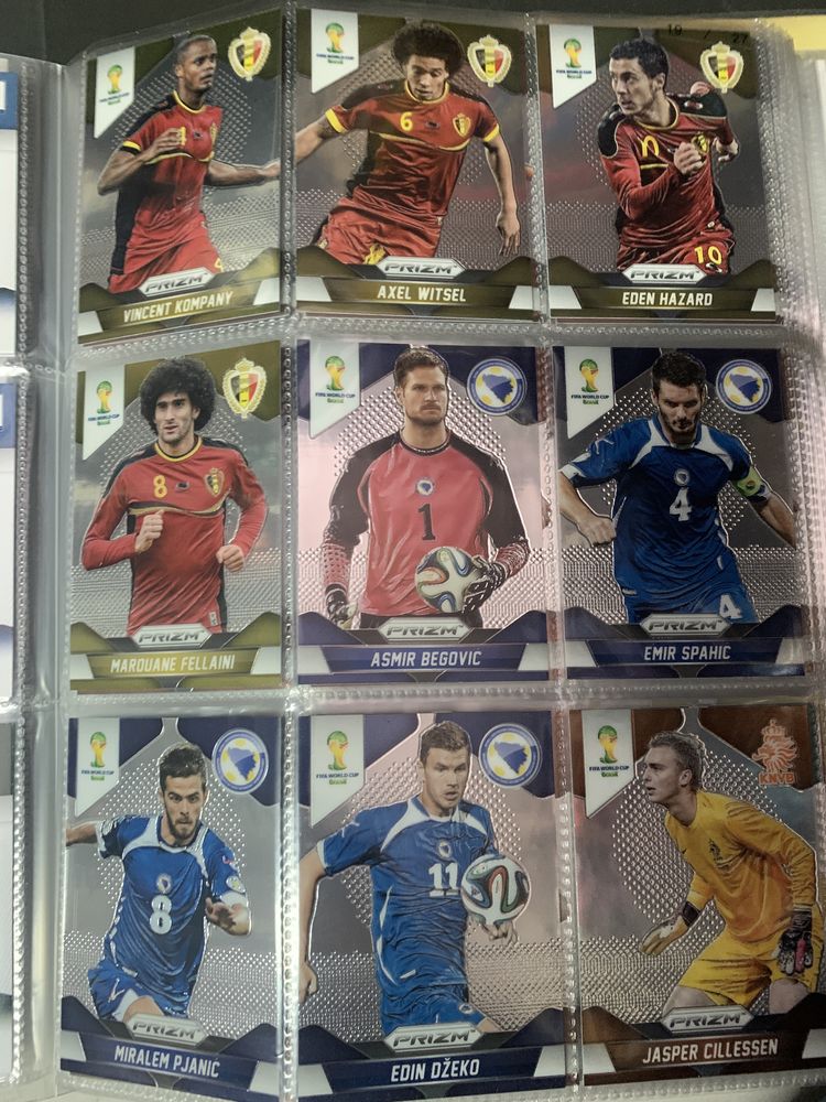 Panini prizm base completa + campos + valderrama + nani + eusebio