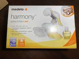 Молоковідсмоктувач Medela harmony із соскою calma ручний