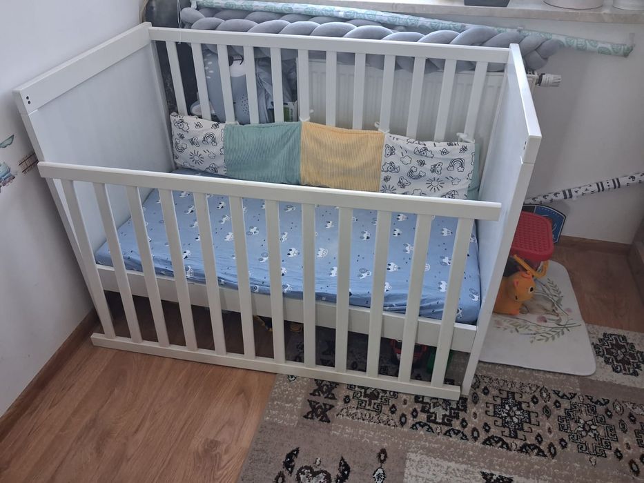 Łóżeczko 60x120 z materacem