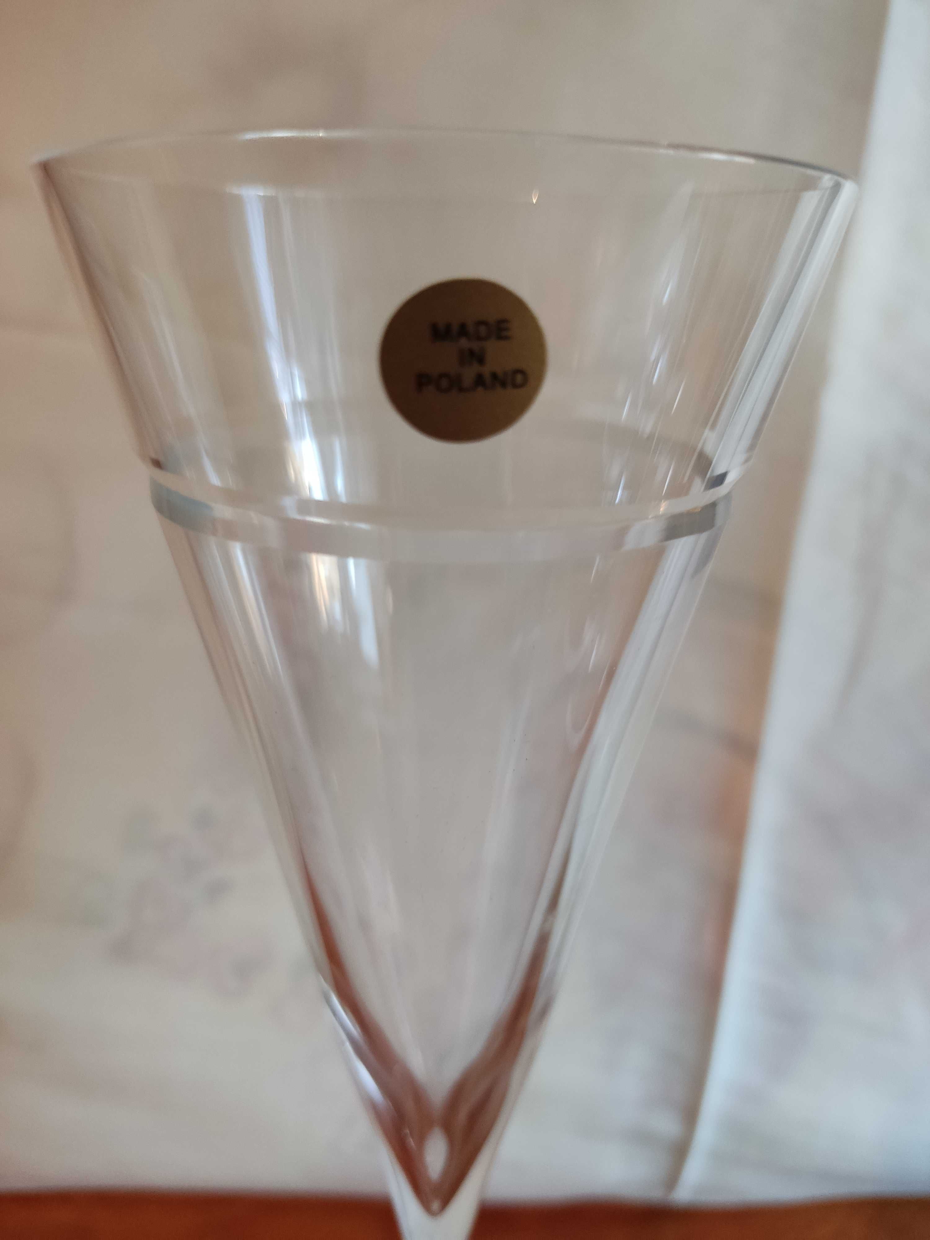 Kieliszki do szampana Krosno szlif 150ml 6szt  (12)