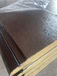 Panel bramy segmentowej Kolor brąz woodgrain