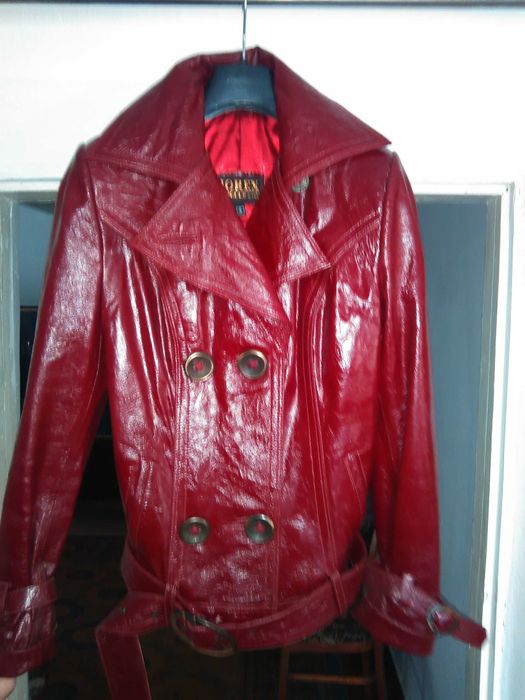 Кожаный женский пиджак (Турция)