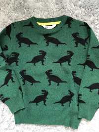 Sweter dinozaury H&M r. 122/128