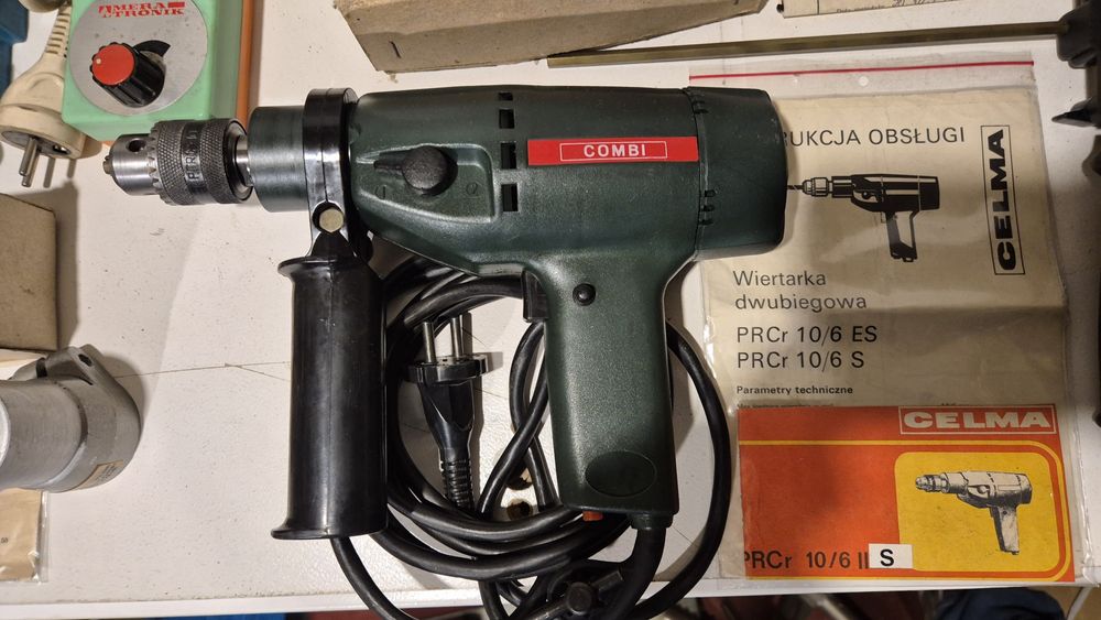 Wiertarka Celma PRCr 10/6 S zestaw fabrycznie nowy Unikat 30 przystawe