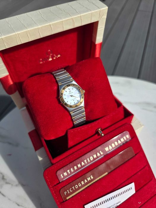 Omega Constellation 1362.70 Bicolor 18k z tarczą perłową Full Set