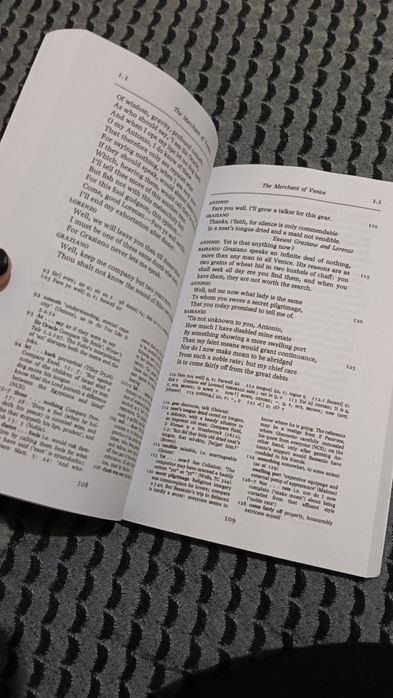 Livro "The Merchant of Venice" de Shakespeare