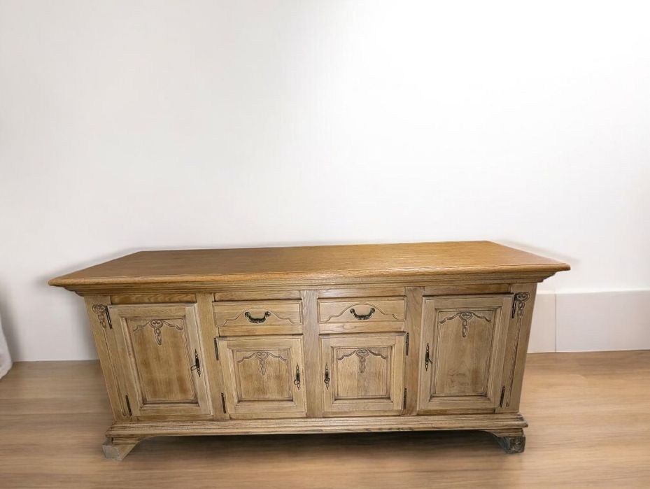 Drewniana, dębowa komoda