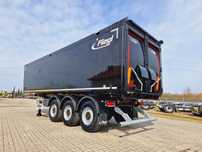 Fliegl 50m³ Alu  naczepa wywrotka, waga 5 850kg, 2 x szyber zbozowy