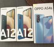 Telemóveis SAMSUNG A12 E um OPPO 54S