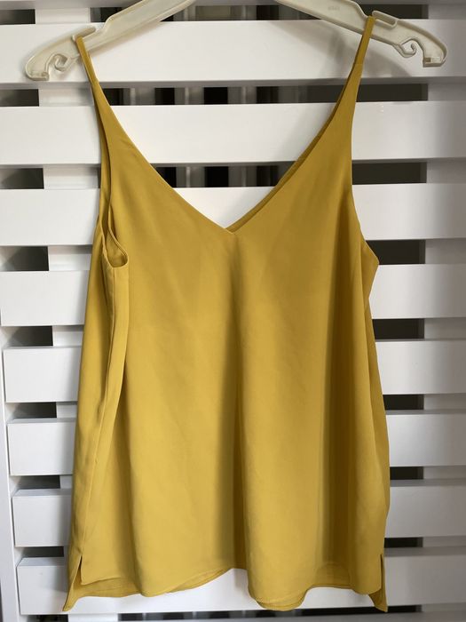 Podkoszulka musztardowa Koszulka na ramiączkach