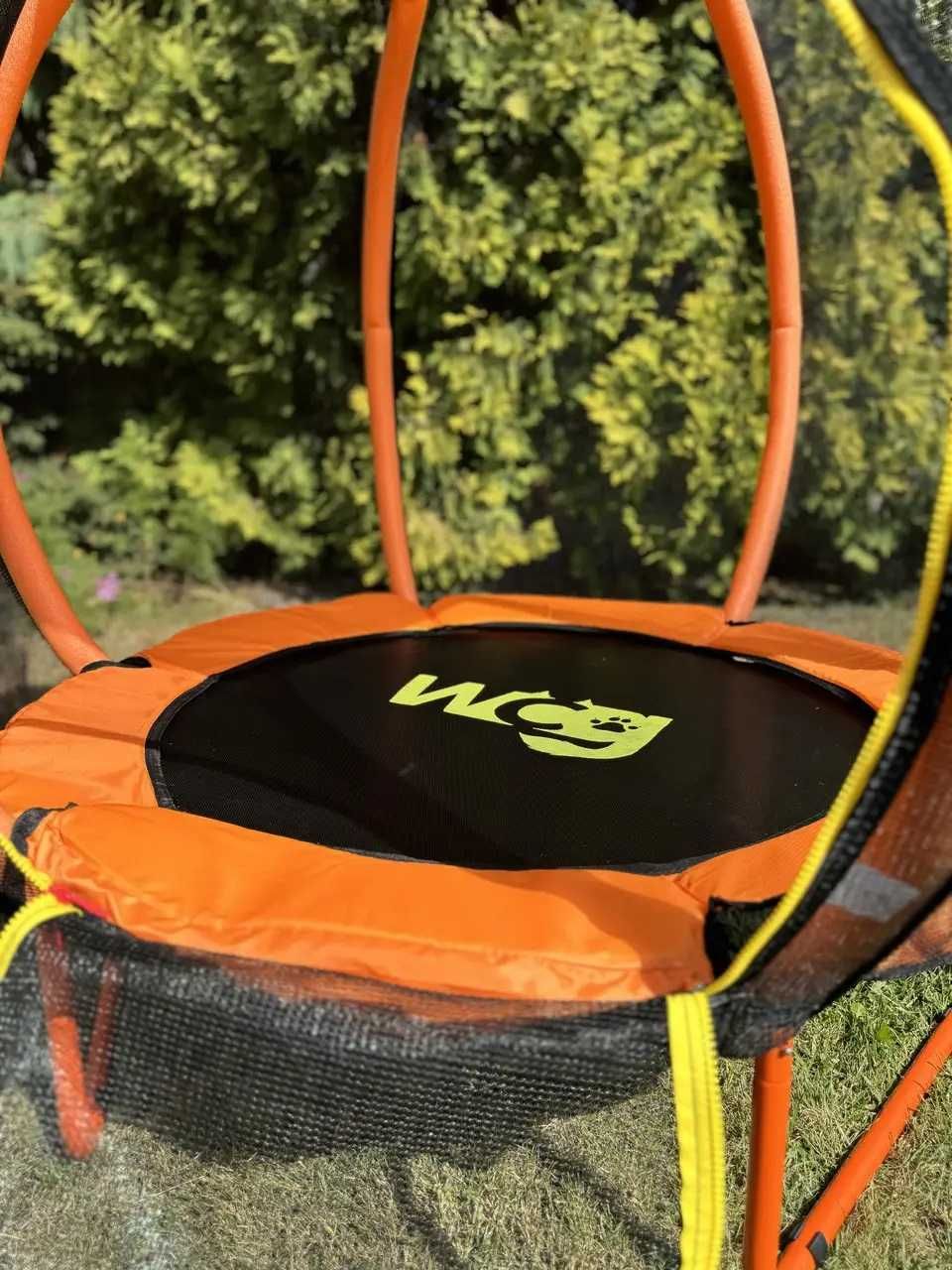 Дитячий батут із захисною сіткою WCG Pumpkin