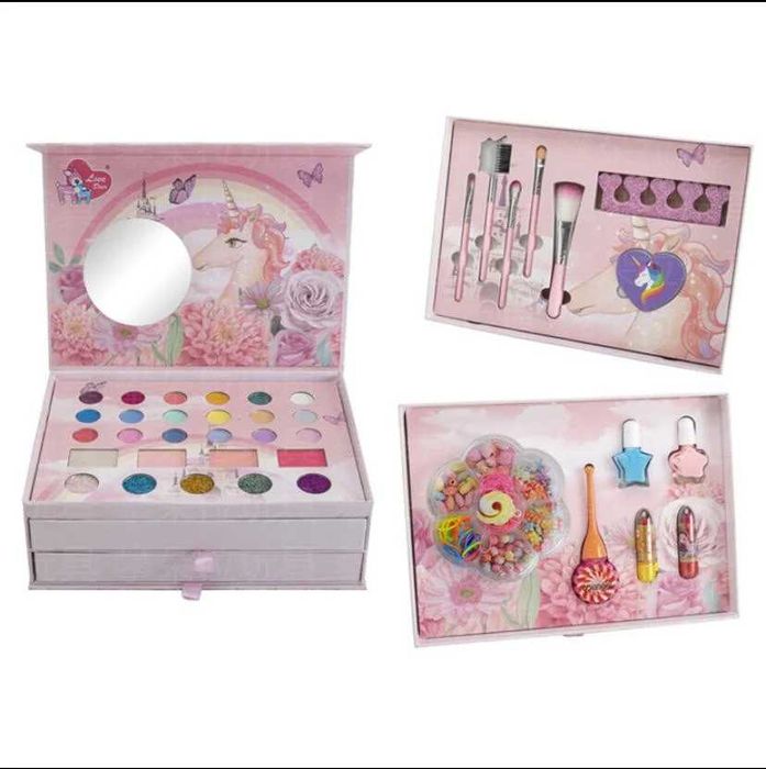 Дитяча декоративна косметика шкатулка Єдиноріг makeup box 41 предмет