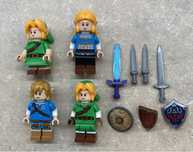 Komplet figurek Lego z zestawu 77092 The Legend of Zelda