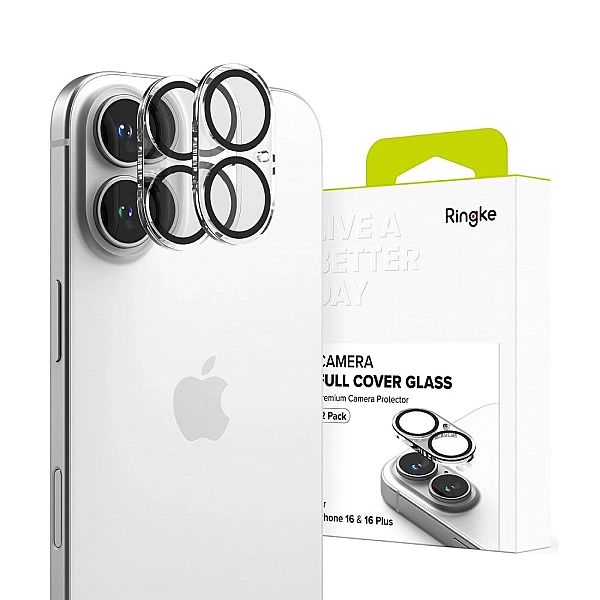 Osłona Aparatu Ringke Camera Protector 2-Pack Iphone 16 / 16 Plus Clea