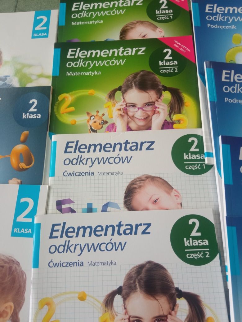 Elementarz odkrywców klasa 2 podręczniki i ćwiczenia razem 15 sztuk