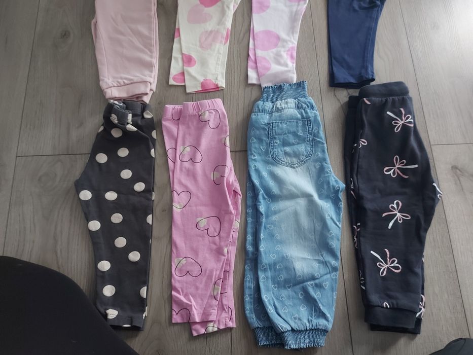 Spodnie legginsy dla dziewczynki 86