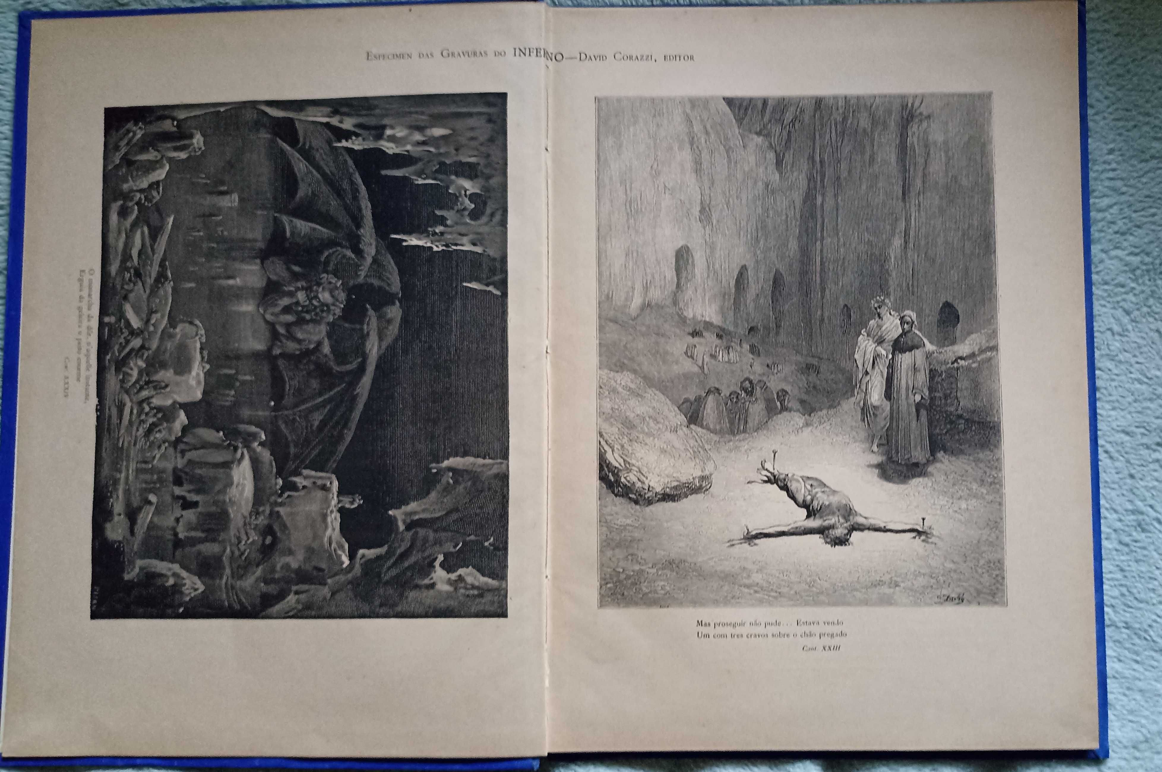 O Inferno de Dante (Prospecto, peça de colecionador de 1887)