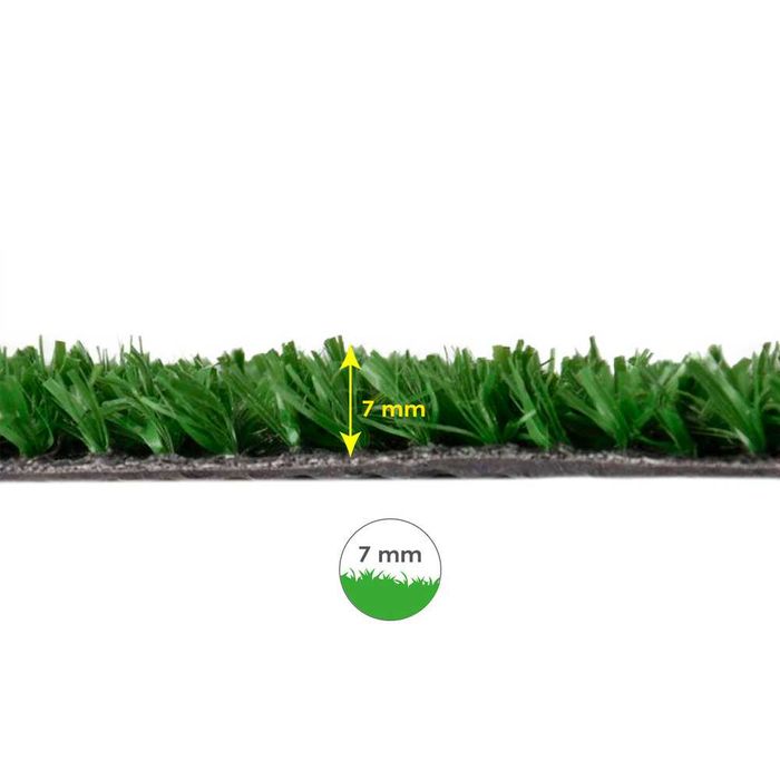 Relva Jardim Artificial para interior e exterior 7 mm rolo 1 x 25 M