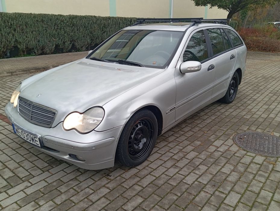 MERCEDES W 203 2.2 CDi 2003 Automat Sprawny HAK Tanio ZIELONKA