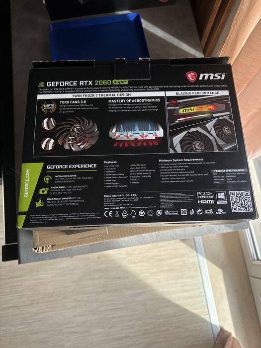Geforce RTX 2060 super / MSI gaming X