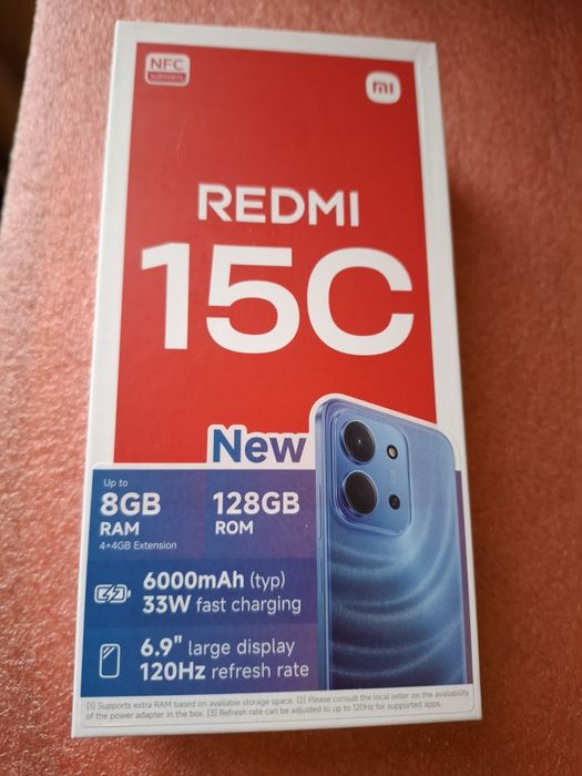 Xiaomi Redmi 15C, 4+4/128, NFC, новий