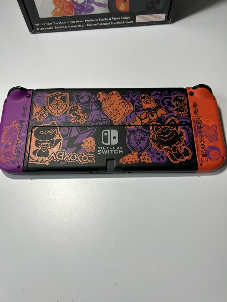 Nintendo Switch OLED Pokémon Scarlet & Violet – komplet + gra + etui