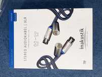 Nowy kabel inakustik XLR 5 m. 3 m  0.75 m Stereo Kabel